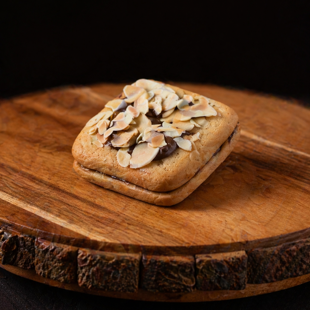 Stuffed Butter Cookie with Almonds